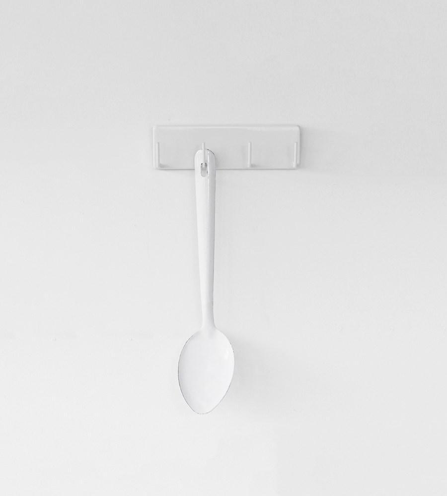 Four Hook Tool Hanger | White